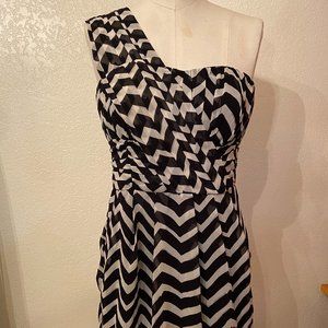 Off Shoulder Chiffon Dress